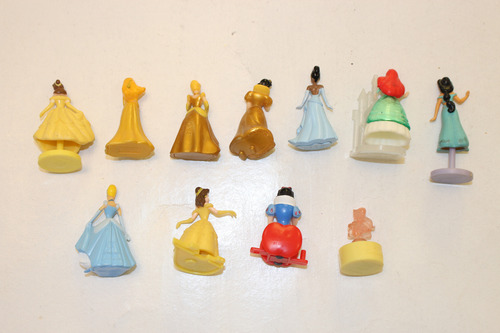 2009 Lote 11 Princesas Disney Grezon Bella Ariel Jasmine (Usado)