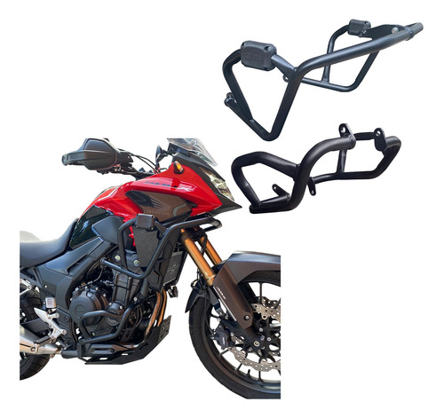 Protetor De Motor E Carenagem Cb500x 2014-2023/alto E Baixo 