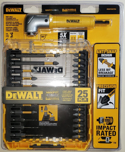 Jgo. Dewalt Maxfit, Dwaf25setra, Acc. 90, Puntas, Brocas