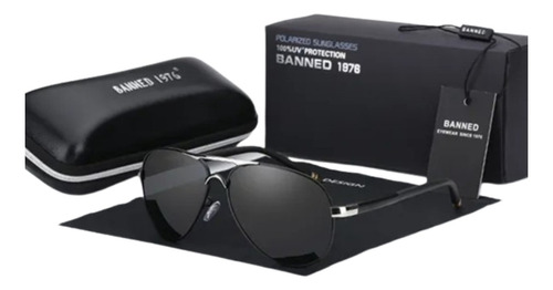 Gafas De Sol Aviador Polarizadas Hd Uv400 Banned Unisex