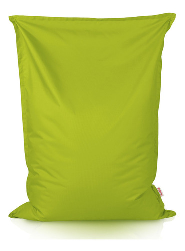 Puff Almofadão Com Enchimento Em Flocos De Isopor E Ziper Cor Verde-limão