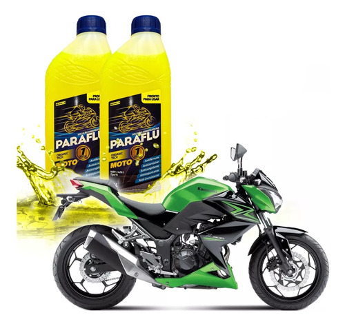 Kit Aditivo Pronto Uso Paraflu Kawasaki Z 300 2015 2l