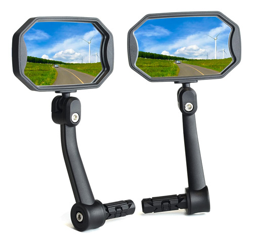 Briskmore 2022 New Bar End Bike Mirrors For Mountain Convex