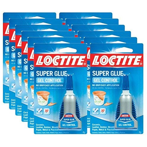 Super Glue Gel Control 0.14 Oz (paquete De 12)