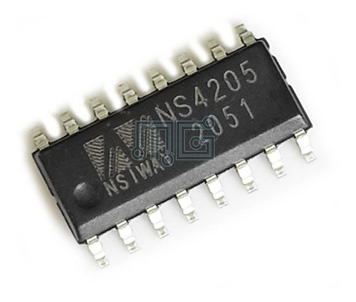 Ns4205 Circuito Integrado Amp 3w Class D 