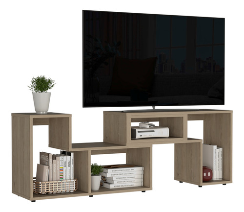 Mueble Extensible Beijing P/ Tv 50puLG Rovere Excelsior