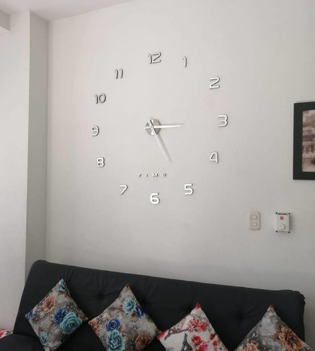 Imagen 5 de 9 de Reloj De Pared 3d