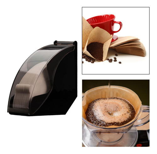 Soporte De Papel Para Filtro De Café, Contenedor De Negro
