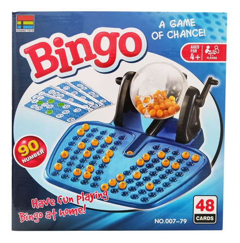 Juego Bingo 48 Cartones Con Bolillero Juego De Mesa