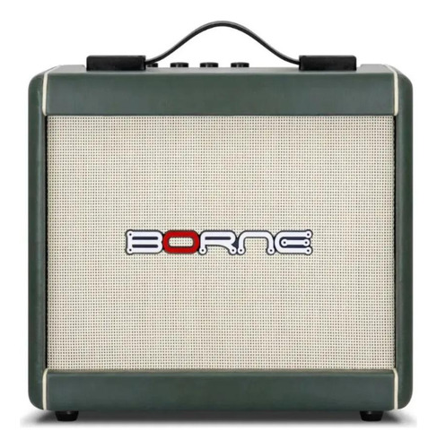 Amplificador Cubo Para Guitarra 15w Borne F60 Verde 110/220v