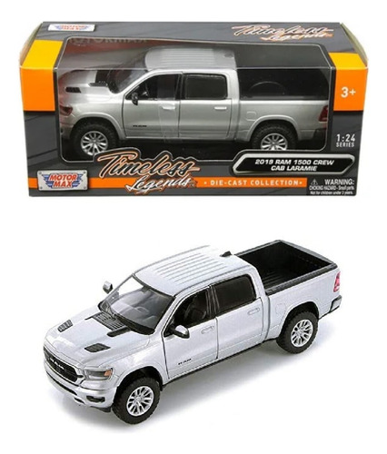 Camioneta Dodge Ram 2019 Laramie Crew Cab Motor Max 1/24