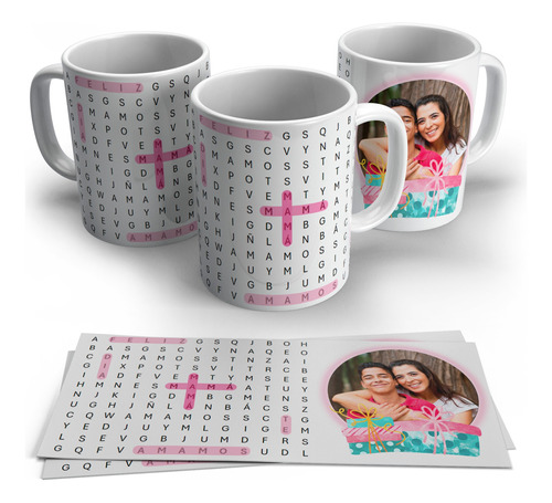 Hermosa Taza Personalizada Mamá 9 Dia De La Madre