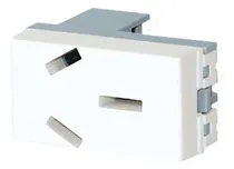 Comprar Modulo 20 A-  Tomacorrientes Jeluz Verona Blanco
