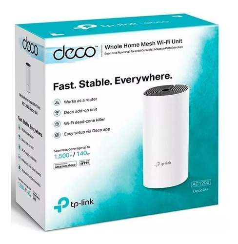 Imagem 2 de 2 de Access point, Roteador, Sistema Wi-Fi mesh TP-Link Deco M4 branco 100V/240V
