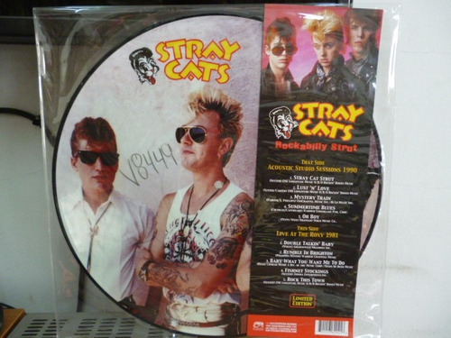 Stray Cats Rockabilly Strut Picture Disc Americano N Ggjjzz