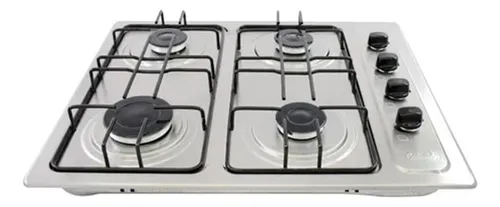 Estufa De Empotrar Continental Gas Propano 4 Puestos Inox