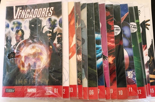 Comic Marvel: Los Vengadores - Infinity. 15 Tomos. Completa. Ed. Unlimited