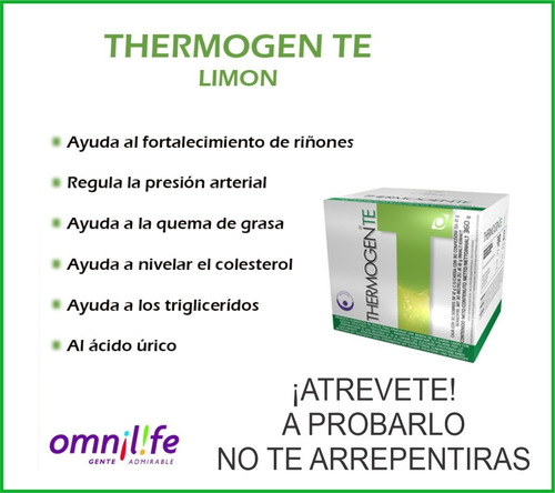Thermogen Teatino Supreme De Omnilife (limon Ó Maracuya)