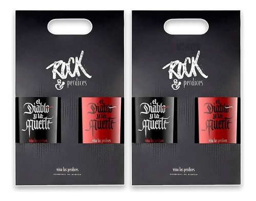 El Diablo Y La Muerte La Renga Corte de Tintas Estuche Packs x2