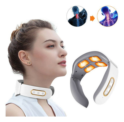 Masajeador Cervical Eléctrico Pulso Smart Cuello Y Hombros