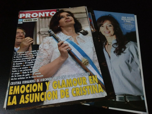 Cristina Fernandez * Tapa Y Nota Revista Pronto 593 * 2007