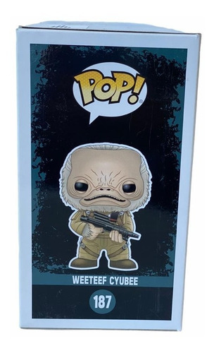 Funko Pop Weeteef Cyubee 187 Star Wars Original Nuevo