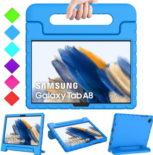 Funda Protectora Atril Para Samsung Tab A8 10.5 Niños