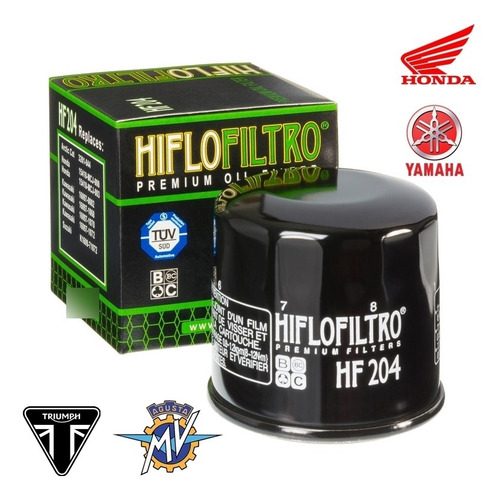 Filtro De Óleo Hiflo Hf204 Honda Nc700x Nc 700 700 X - 2019