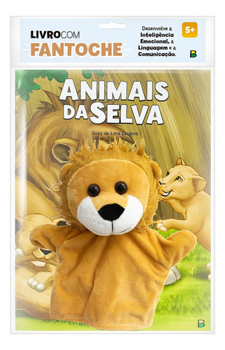 Livro com Fantoche: Animais da Selva, de Todolivro. Editorial Brasileitura, tapa mole, edición 1 en português, 2023