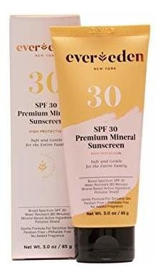 Evereden Bloqueador Solar Mineral Protector Solar Para El So