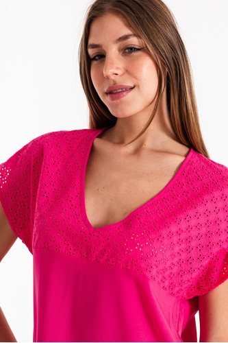 Blusa Broderie Bom