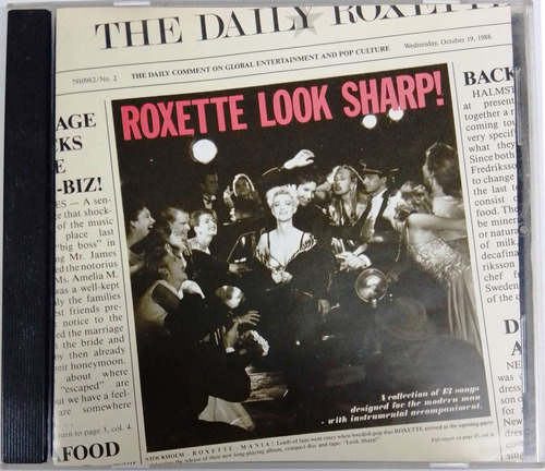 Roxette - Look Sharp! ( Importado De Europa ) Cd