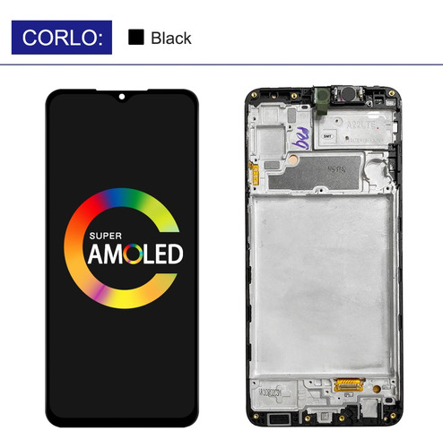 Pm Compatible Sj Pantalla Amoled Con Marco For Samsung