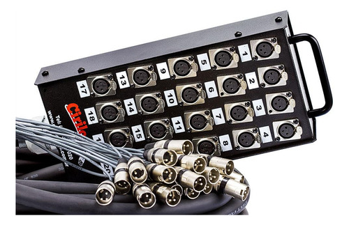 Medusa Multisom de 20 vías con conectores Santo Angelo, 10 metros