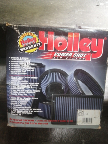 Filtro Alto Flujo Holley 222-1 / E0945 8cil