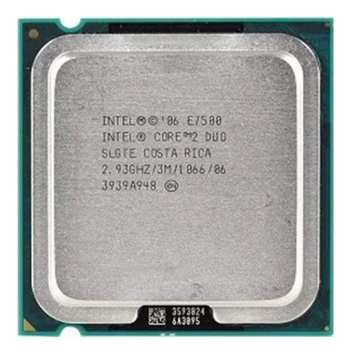 Procesador Intel Core 2 Duo E7500 2.93ghz 3mb Lga775 Tienda