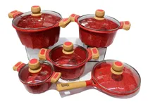 Comprar Juego Ollas Roca Volcánica Valeska 12 Pcs Nuevo 