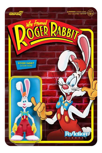 Super7 Reaction Who Framed Roger Rabbit  Roger Rabbit