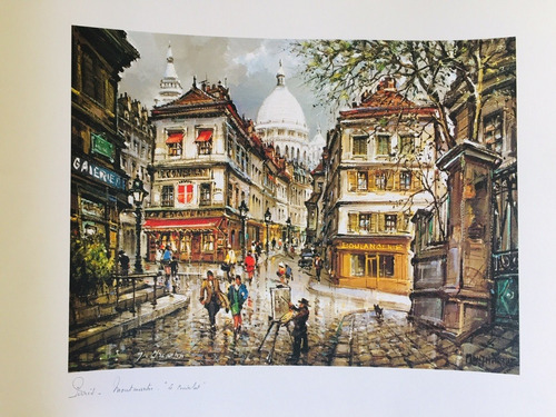 Poster / Afiche Paris - Montmartre - Café Le Consulat