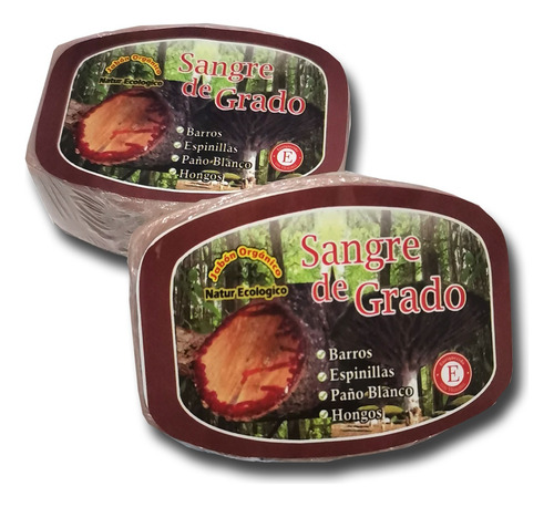 Jabón Natural De Sangre De Grado 2 Und