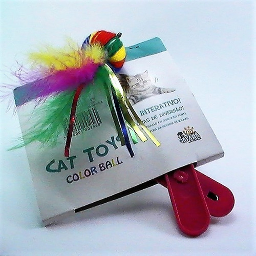 Brinquedo Cat Toys P/ Gato Collor Ball Mobile Para Porta