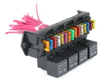 Comprar Caja De Fusibles Portafusibles 15 Vias Con Rele