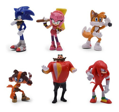 Set 12 Unidades De Amy Rose De Sonic The Hedgehog