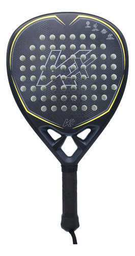 Pala De Pádel Raqueta K6 Paddle Carbon Attacker Spin