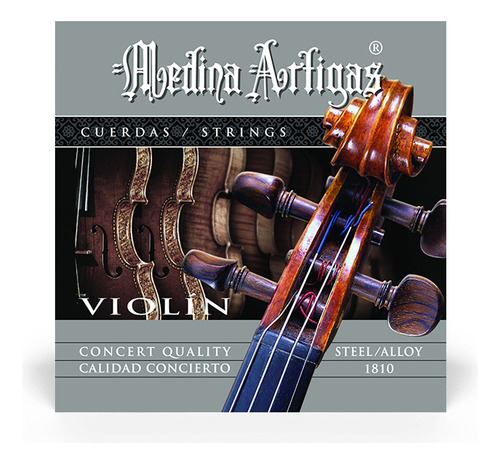 Encordado Medina Artigas 1810 Para Violin 4/4