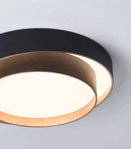 Techo Redondo Con Iluminación Cálida De Estilo Doble Con Mon