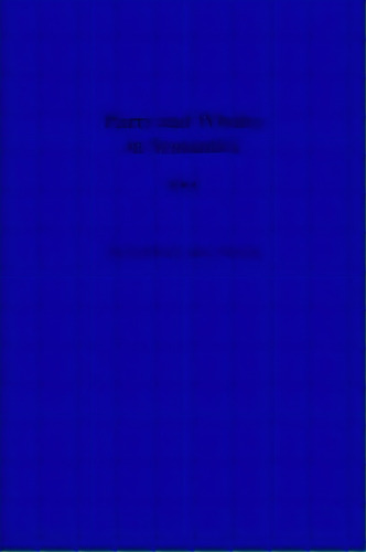 Parts And Wholes In Semantics, De Friederike Moltmann. Editorial Oxford University Press Inc, Tapa Dura En Inglés