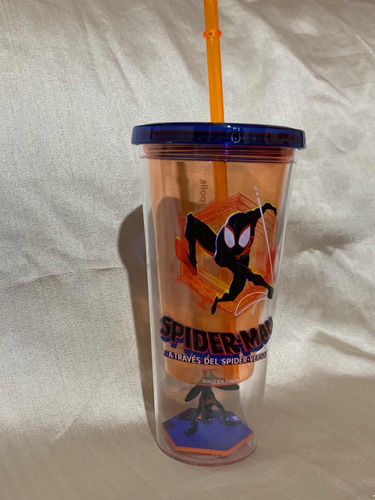 Vaso Promocional Spiderman:a Través Del Spider-verso (Usado)