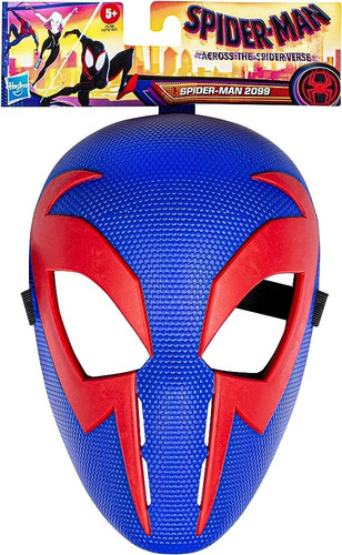 Máscara SPD Spider-Man Verse Spider-Man, Hasbro F5788, color azul/rojo