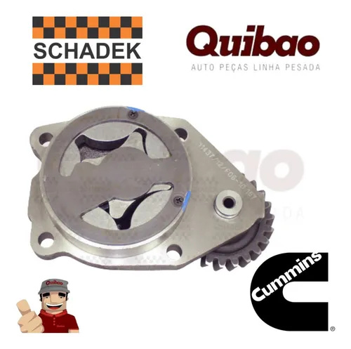 Bomba Oleo Motor - Cummins Serie B 6cil Volks Ford - Schadek